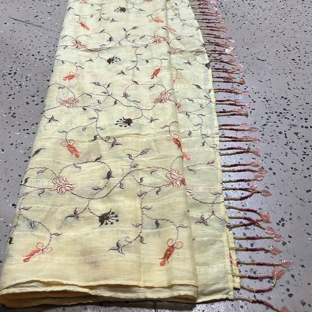 Idea Plus beaded and quilted wrap sarong 70 wide by 37 tall